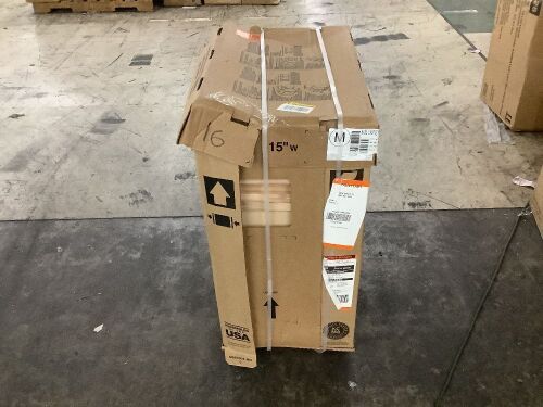 Hampton Bay Base Kitchen Cabinet 15" x 34.5" x 24"
