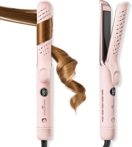 Wavytalk Airflow Styler Whirlwind Curl 2 in 1 Straightener Curler 1.25"