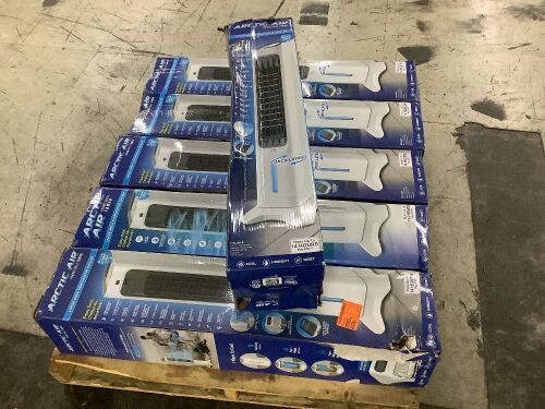 Lot of (6) ARCTIC AIR 100 CFM Turbo Chill Tower Evaporative Space Cooler