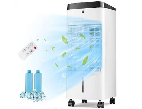 8,000 BTU Portable Air Conditioner Cools 200 Sq. Ft. with Humidifier