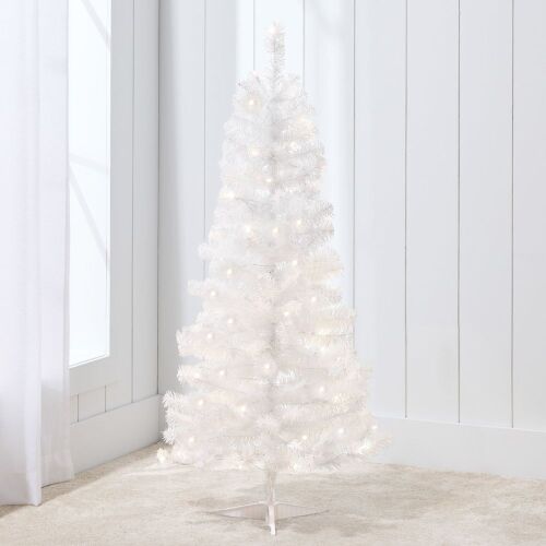 Pre-lit Colorful Mini Spruce Christmas Tree w/ LED Lights - 4ft