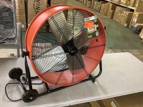 Commercial Electric 24 in. 2-Speed Heavy Duty Tilt Drum Fan
