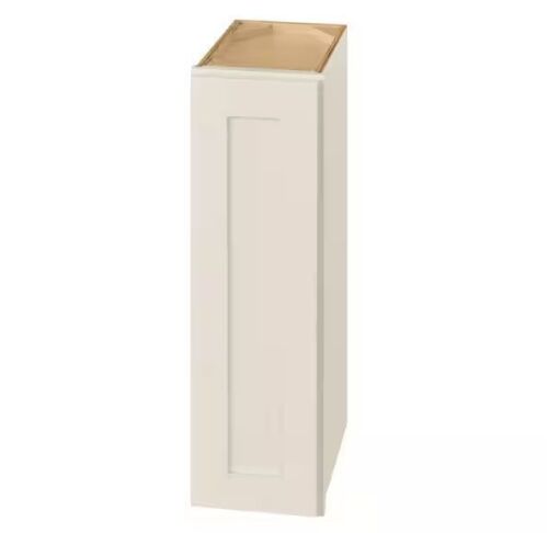 Hampton Bay Avondale 9 in. W x 12 in. D x 30 in. H Ready to Assemble Plywood Shaker Wall Kitchen Cabinet in Antique White