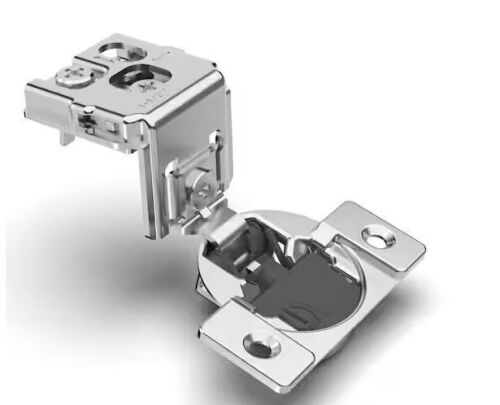 Lot of (5) 10-Pack 105° 1-1/2 in. Overlay 4D Soft Close Concealed Cabinet Hinges with Adjustable Closing Speed for Face Frame Door
