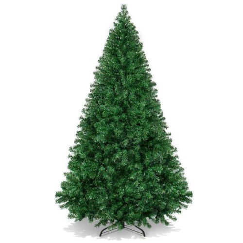 4.5' Artificial Green Christmas Tree, Unlit Pine Design w/Easy Assembly