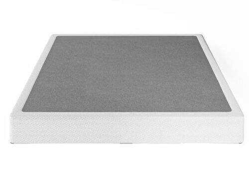 9 in. King Size Box Spring with Metal Structure, Fabric Cover