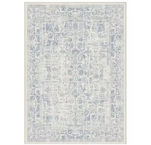 HaiiMeid Entomology Blue 4 ft. x 6 ft. Vintage Floral Area Rug - Scuffed Spot