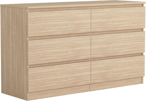 Vibe & Dine 6 Drawer Double Dresser