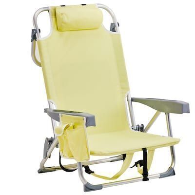 VINGLI 32H Portable Aluminum Backpack Beach Chair