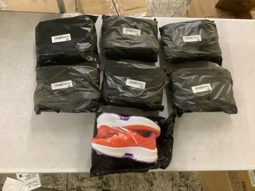 Lot of (7) Slip On Breathable Mesh Running Shoes, Size 38