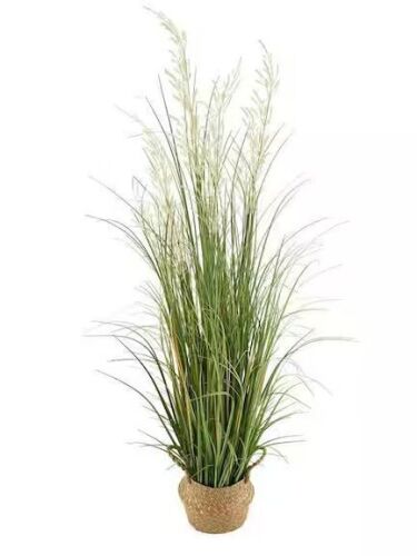 47 in. Artificial Reed Flower Grass in Pot