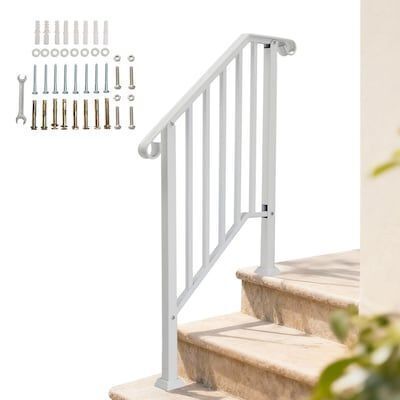 VINGLI 2-3 Steps Handrails for Outdoor Steps