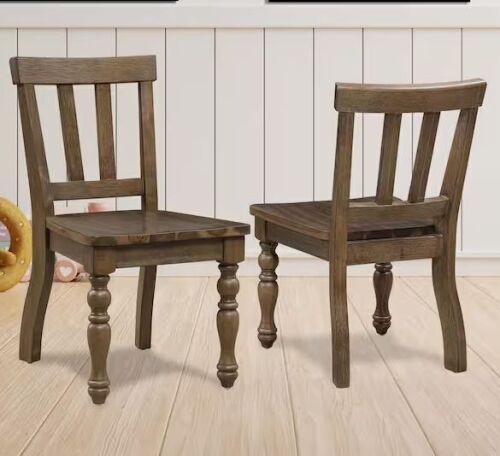 Steve Silver Joanna Brown Wood Kids Side Chair Set of 2