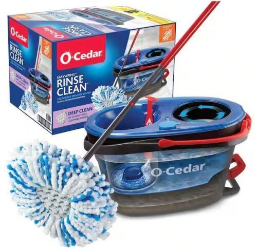 O-Cedar RinseClean Deep Clean Microfiber Spin Mop