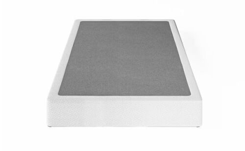 9 in. Twin Size Box Spring with Metal Structure, Fabric Cover