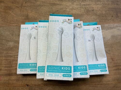 ordo Sonic Kids Brush Heads, Lot of 6