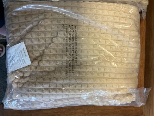 Recliner Furniture Protector Covers, Camel, Lot of 4