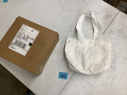 Case of Mini Canvas Tote Bags