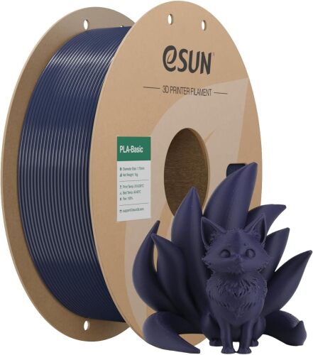 PLA Basic Filament 1.75mm Dark Blue, 1KG Spool (2.2 LBS) | High Speed Printing 3D Printer PLA Filament, Designed for Fast Printing