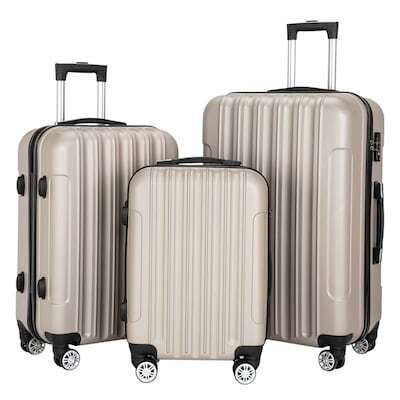 3 Piece Luggage Set Multifunctional Large Capacity Traveling Storage Suitcase Luggage Set