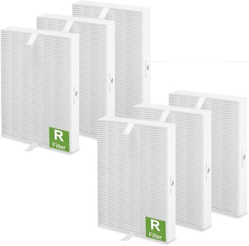 HPA300 HEPA Filter Replacement for Honeywell Air Purifier HPA300 Series | Fits for Honeywell Air Purifier HPA300 HPA200 HPA100 HPA090 Series, 6 Ture HEPA R Filter, Compared to HRF-R3 HRF-R2 HRF-R1