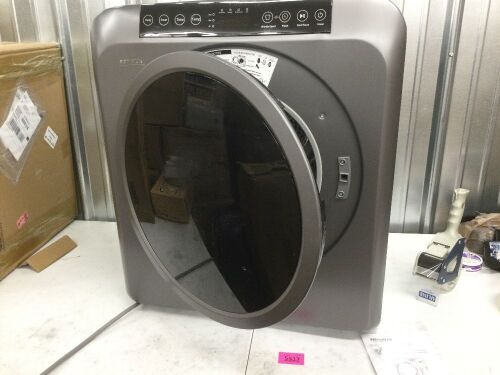 ROVSUN 3.5 Cu.Ft Portable Clothes Dryer, High End Front Load Tumble Laundry Dryer with LCD Touch Screen, Stainless Steel Tub