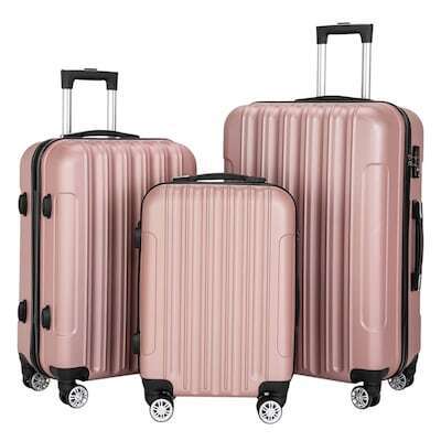 Winado 3 Piece Luggage Set Multifunctional Large Capacity Traveling Storage Suitcase Luggage Set