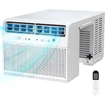 10,000 BTU Medium Room Window Air Conditioner with Remote, 115-Volt
