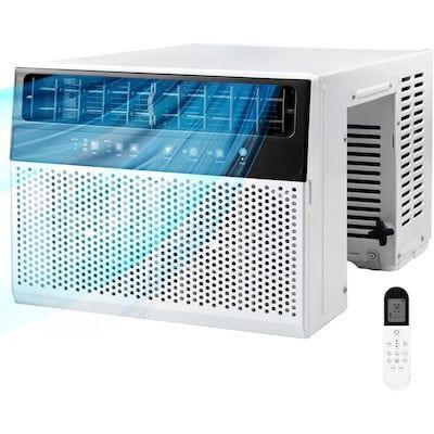 12,000 BTU (8,1000 DOE) Window Air Conditioner 115-Volt Cools 550 sq. ft. w/ Remote in White