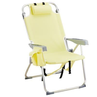 VINGLI 39H Portable Aluminum Backpack Beach Chair