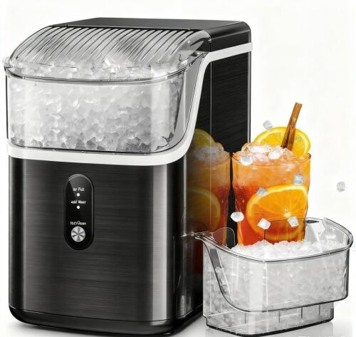 33-lb Ice Per day Portable Countertop Nugget Ice Maker