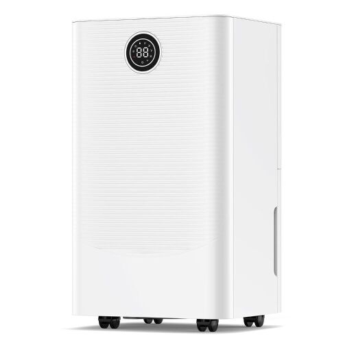 24 Pint Dehumidifier, 1500 Sq.Ft, Drain hose included, 38 dB Sleep Mode, Auto Defrost, Child Lock, 24H Timer