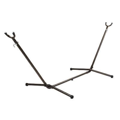 9 ft. Metal Hammock Stand in Bronze with Storage Bag