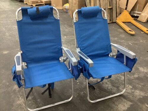 Lot of (2) Beach Chairs