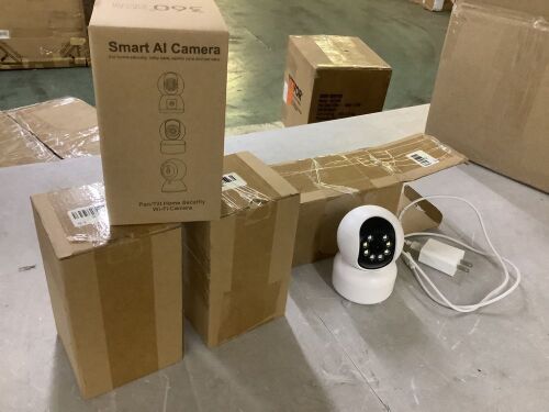 Lot of (4) Smart AI Camera