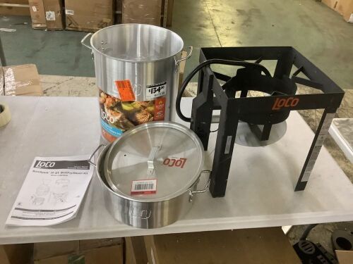 LOCO 30 qt. Boil Fry Steam Kit