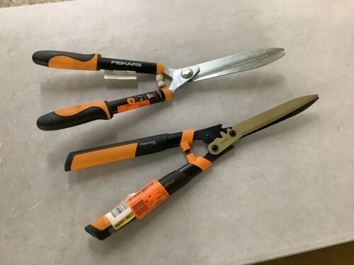Lot of (2) Fiskars Hedge Shears