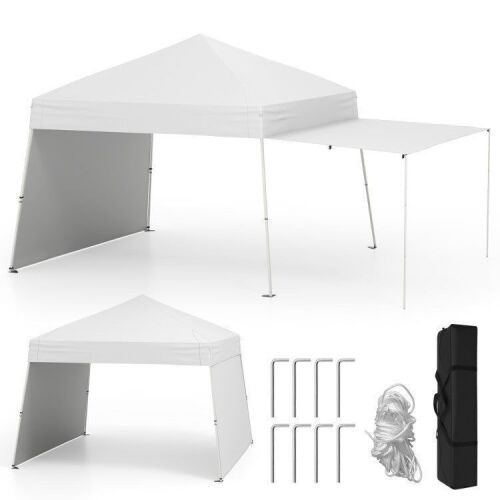 14' x 9.2' Pop Up Canopy Tent with 2 Convertible Sidewalls