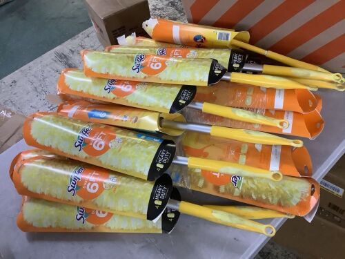 Lot of (19) Swiffer Super Extendable Dusting Kit with Heavy Duty Refills