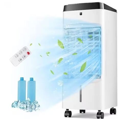 8,000 BTU Portable Air Conditioner Cools 200 Sq. Ft. with Humidifier in White
