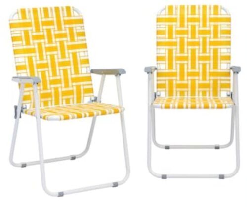 VINGLI 2-Pcs 36H Lawn Chairs