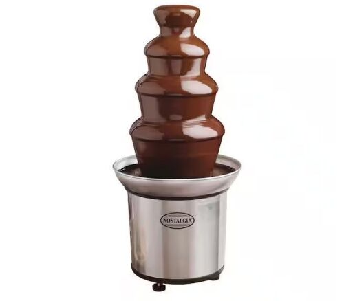 Nostalgia 4-Tier Stainless Steel Chocolate Fountain