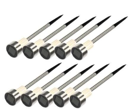 VINGLI Solar LED Outdoor Lights 10 Pack