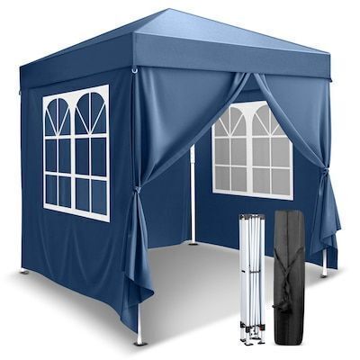 VINGLI 6.5x6.5 FT Pop Up Canopy with Sidewalls