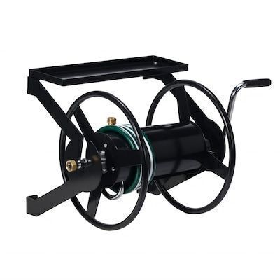 VINGLI 175FT Capacity for 3/4-in Hose Garden Hose Reel, Wall Mount