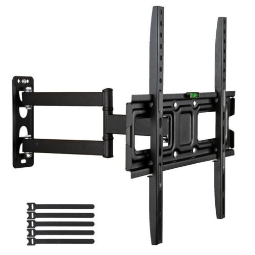 Full Motion TV Wall Mount Bracket Tilt Swivel 30 inch-60 inch LED LCD Black