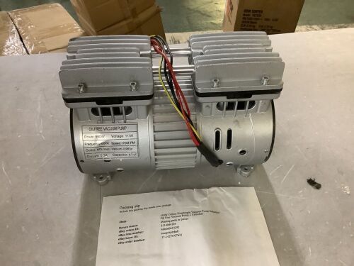 550W Oilless Diaphragm Vacuum Pump