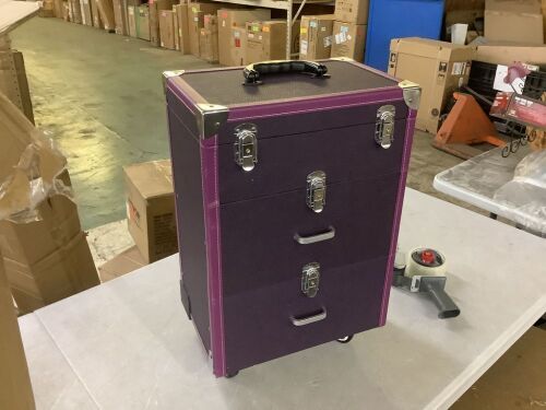 Rolling Makeup Train Case
