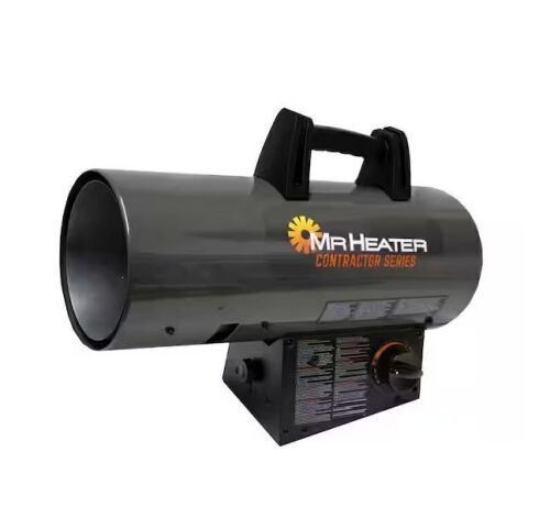 Mr. Heater Contractor Series 60,000 BTU Forced Air Propane Torpedo Space Heater with 10 ft Hose and Regulator