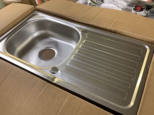Stainless Steel Freestanding Outdoor Kitchen Utility Sink - Dented